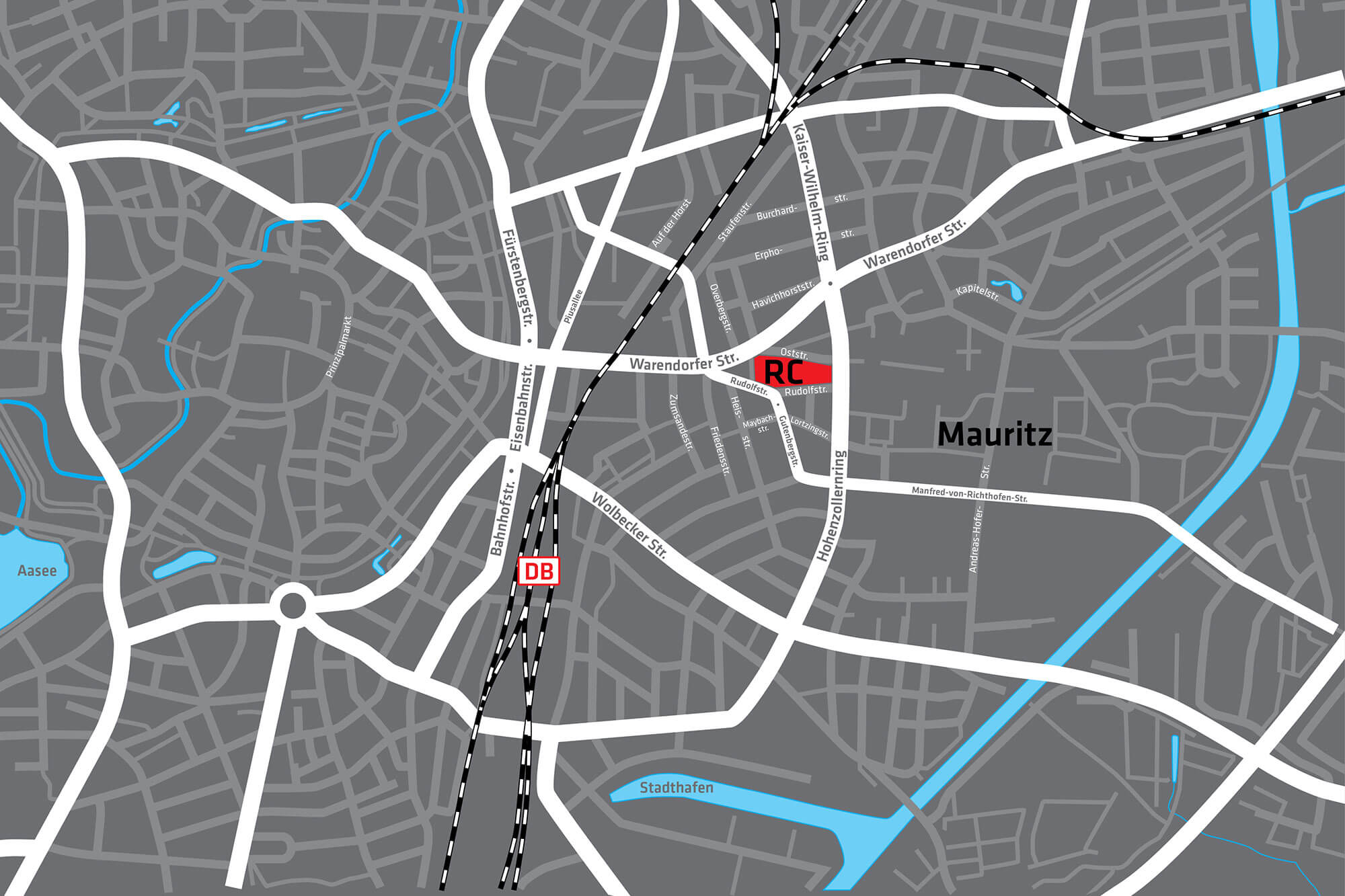 Lageplan Mauritz