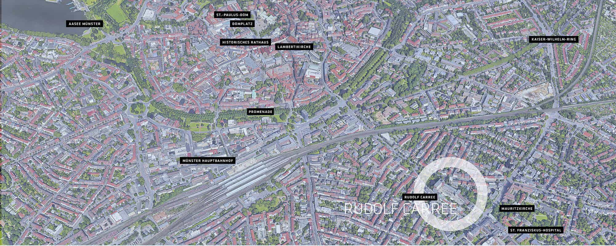 Lageplan Münster