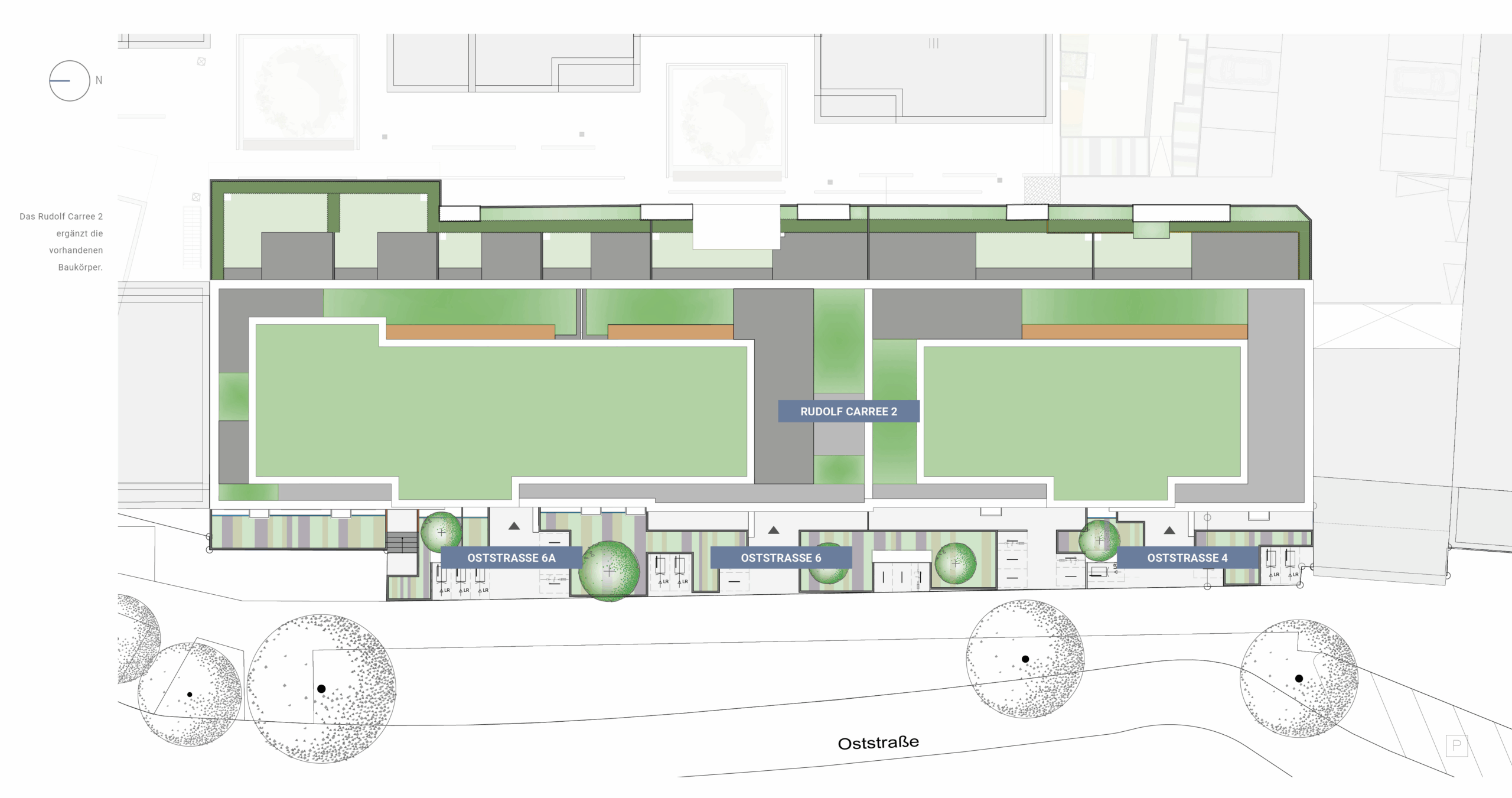 Anordnung im Carree - Grafik Anordnung im Carree - Grafik